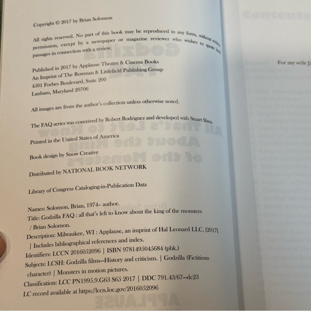 Godzilla FAQ Book Brian Solomon 2017 Paperback Kaiju Film Guide - Picture 3 of 4